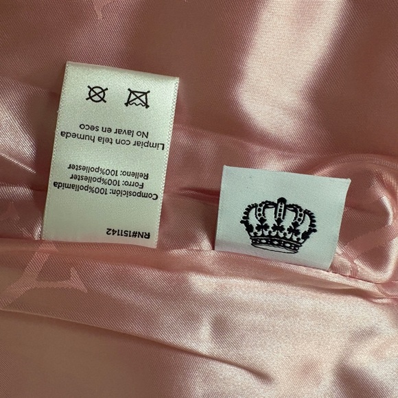 Juicy Couture Iridescent Puffer Vest Size Small NWT Holographic Pink - Picture 6 of 11